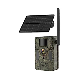inox 4 MP Full HD 4G Solar Sim Kartlı GPRS+ Black Led Fotokapan IR IP Kamera