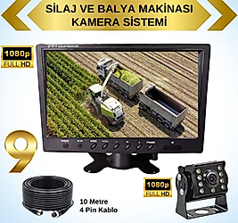 Traktör Balya Silaj Makinası Kamera Sistemi AHD 1080P Full HD Tak Kullan Pratik