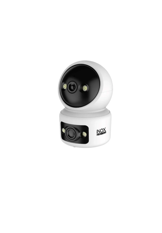 İNOX 12IPC 3+3 Megapiksel 1080P Full HD Wi-Fi Çift Lensli Gece Görüşlü Bebek Kamerası İç Ortam Kamera