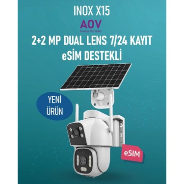 INOX-X15 DUAL LENS AOV HİEASY 4G PTZ KAMERA